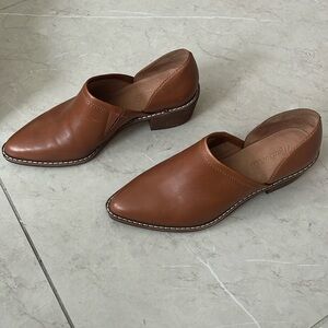 Madewell Brown Leather Booties